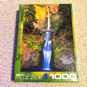 New Eurographics puzzle 1000 pieces waterfall Multnomah Falls